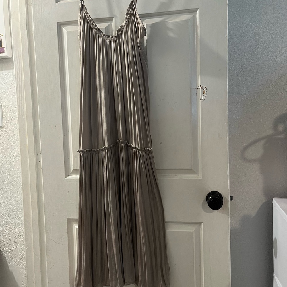 Zara Taupe Maxi Dress